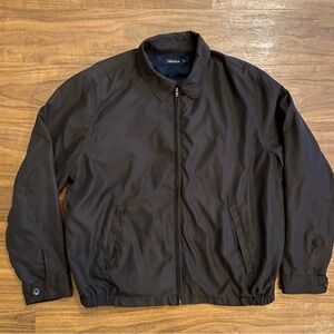 Nautica Brown Lightweight Zip Jacket Men’s Large